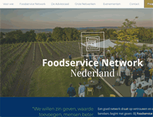 Tablet Screenshot of foodservicenetwork.nl